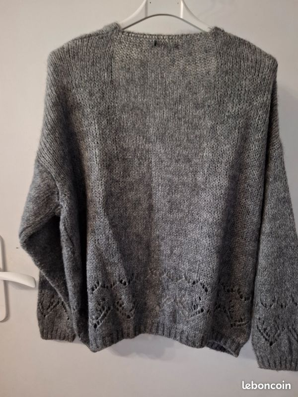 Cardigan à Motifs Carreaux (check) Free People - Taille Unique - Neuf Avec étiquettes - Multicolore