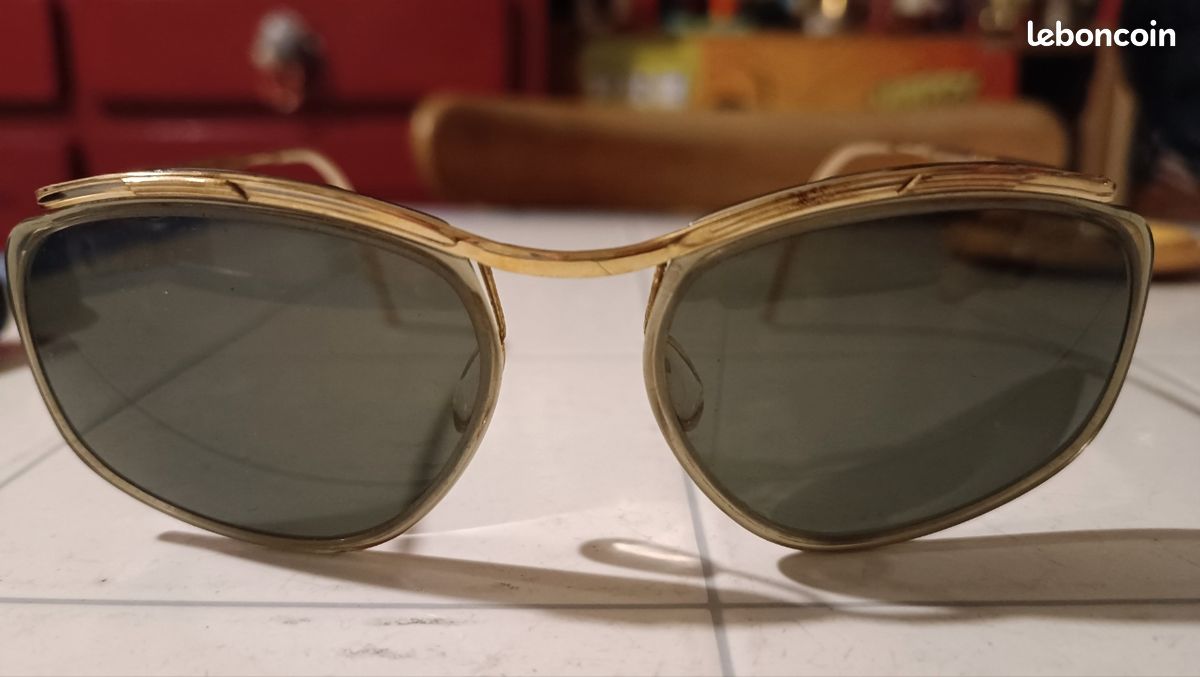 Lunettes De Soleil Vintage Femme SOL-AMOR - Monture Orange, Verres Gris - Style Années 50/60