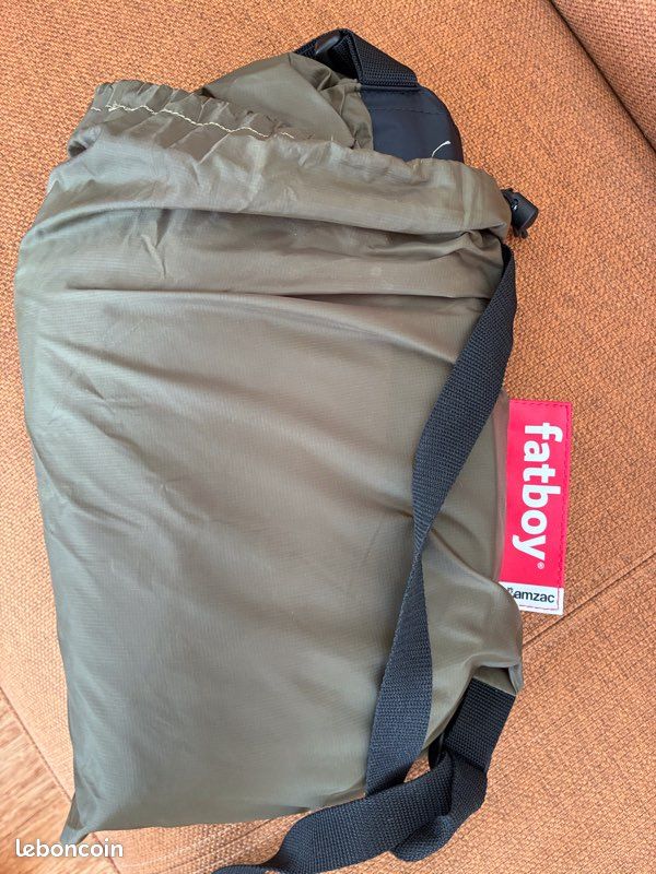 Pouf gonflable Lamaze de Fatboy neuf kaki (image 1)