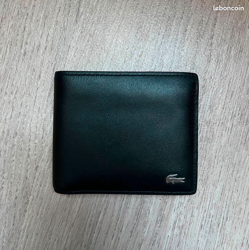 💳 PAIEMENT X4 : Portefeuille Lacoste en cuir noir - Très bon Etat (image 11)
