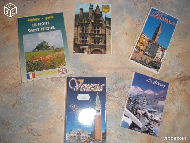 Lot de 5 dépliants touritiques (image 1)
