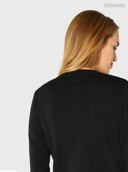 Cardigan col rond - laine et acrylique (image 4)