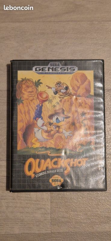 Quackshot + Sonic 2 Sur Sega Megadrive – Jeux PAL En Bon état