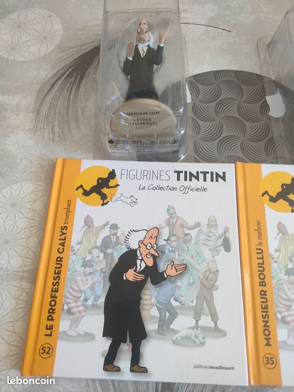 FIGURINE TINTIN COLLECTION Officielle - Le Professeur Siclone- N° 38