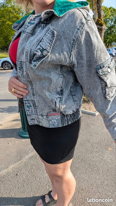 [PIÈCE ARCHIVE] Veste Denim Bitume Paris - État Neuf - Ultra Rare vue de dos — LBC AT'Brocante Troyes