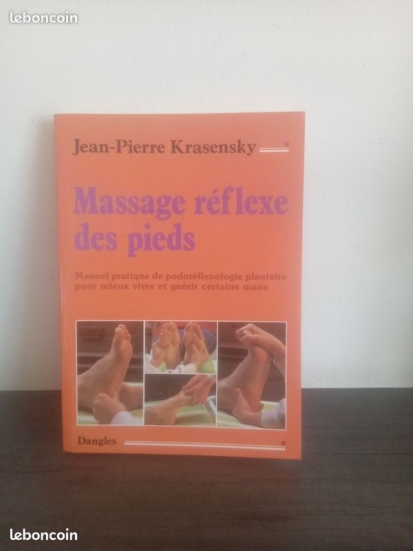 Livre, massage et réflexe des pieds de jean pierre Krasensky (image 1)