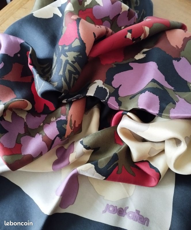 Foulard en soie JOSEF OTTEN LONDON - Etat neuf (image 2)