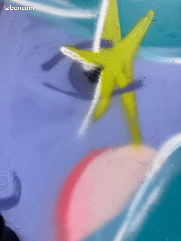 Tableau graffiti « mer scintillante » (image 5)