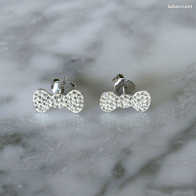MYC Paris EDITION ELÉGANCE - Boucles D'oreilles - Doré Cristal Ou Blanc Plaque Or Myv51l0a3 F11