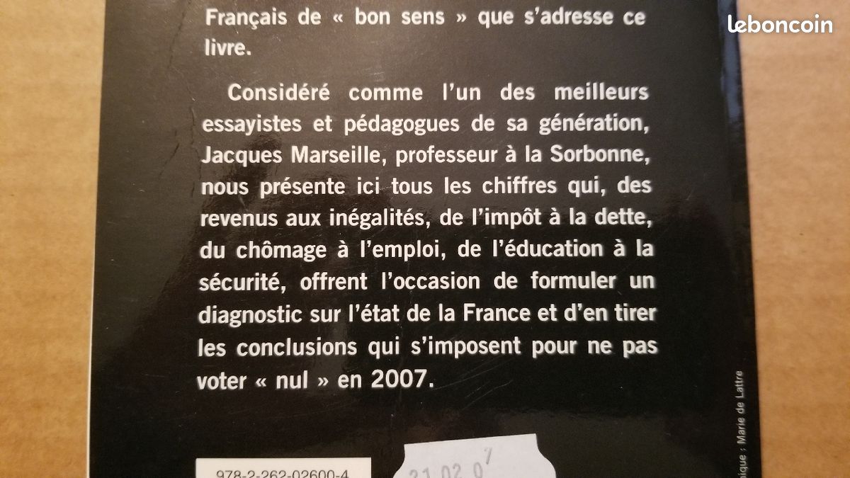 Livre - les bons chiffres pour ne voter nul en 2007 - Jacques Marseille (image 4)