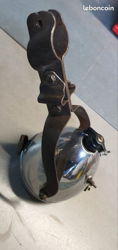 Ancien Phare Avant Pour Mobylette Ou Vélo - Marque Vitalux - Vintage - Occasion