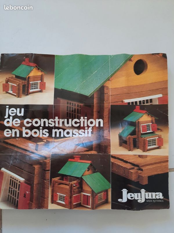 Jeu De Construction Jeujura – Maison Forestière 97 Pièces, Ancien, Complet