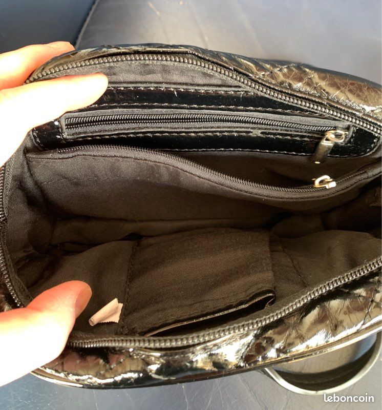 Mini sac matelassé noir (image 4)