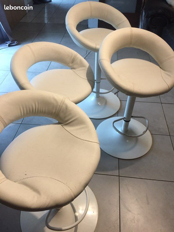 Lots 4 chaises de bar (image 1)