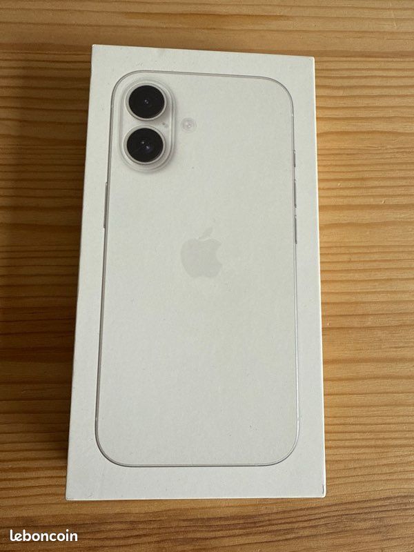 IPhone 16 128go blanc (image 1)