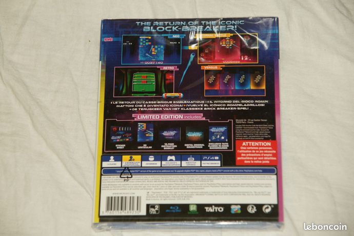 NINTENDO SWITCH - Arkanoid Eternal Battle Limited Edition - Neuf Sous