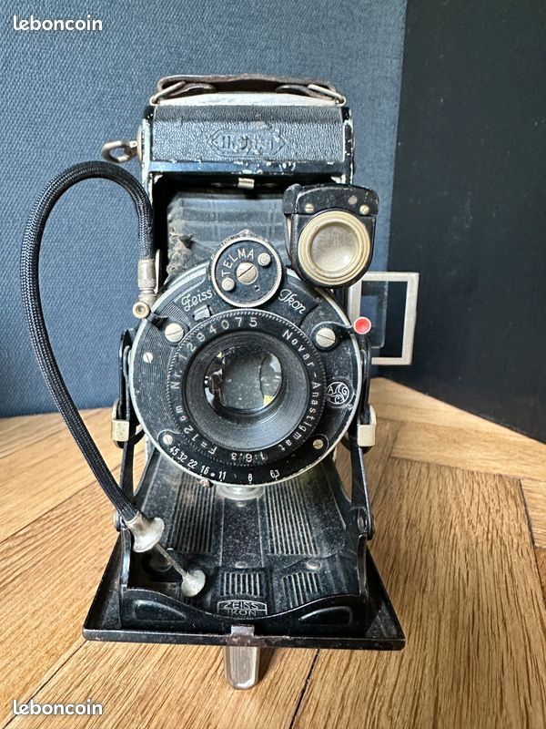 ZEISS IKON IKONTA COMPUR CARL ZEISS APPAREIL PHOTO ANCIEN À SOUFFLET