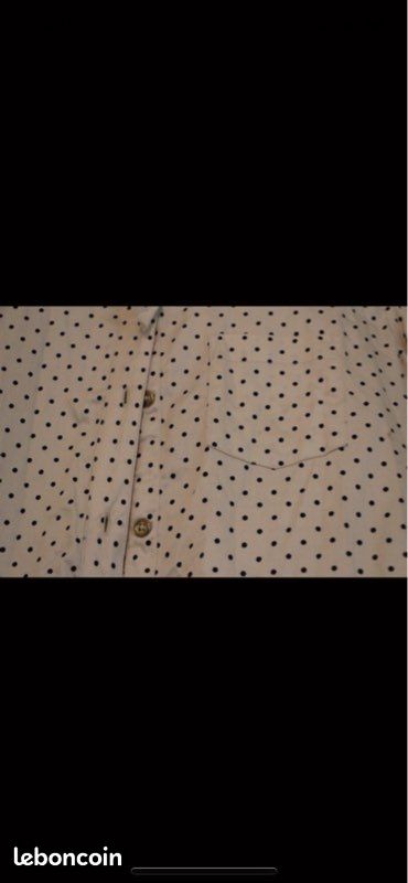 Chemise à pois beige Vans (image 2)