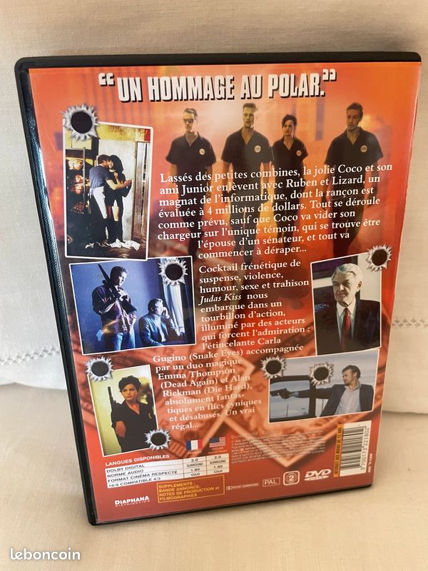 Lot de 03 Dvd -Albino aligator Arnaques crimes et botanique Judas kiss (image 14)