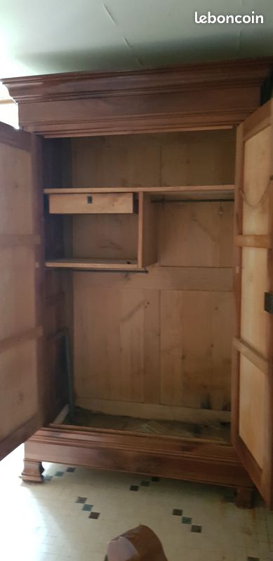 Lit de coin et armoire (image 3)