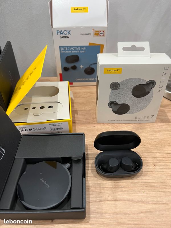 Étui de protection pour Jabra Elite 7 Pro/7 Active - Noir