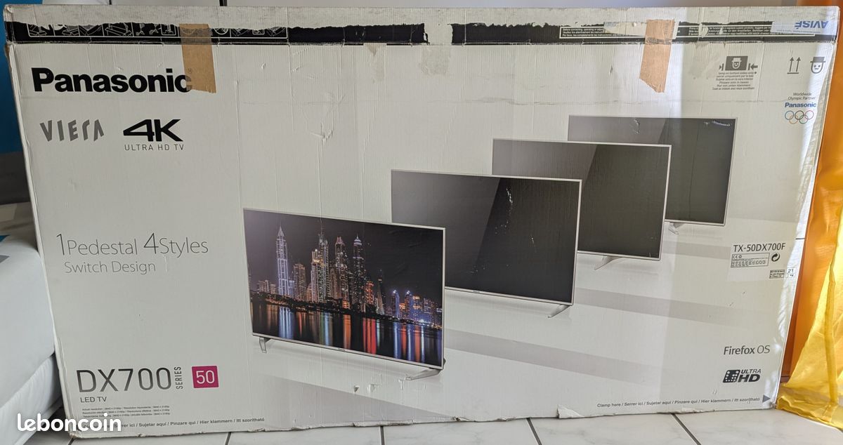Panasonic UHD 4K 50' (127cm) Smart TV 50DX700F Photo, audio vidéo