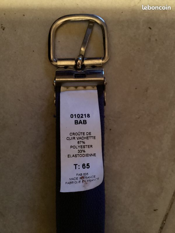 Ceinture Élastiqée Bleue (image 3)