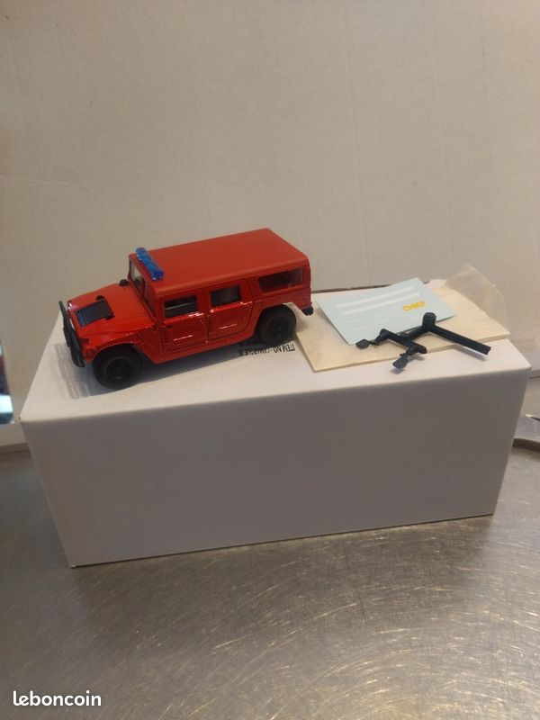 Solido France Hummer 4x4 1:50 - Véhicule Militaire Sable - Neuf Avec Accessoires