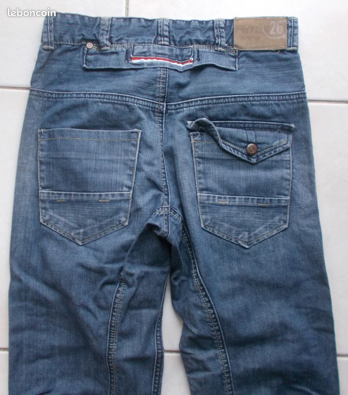 Jeans Bleu Délavé * RMS Denin * 12 Ans *pl6 (image 3)
