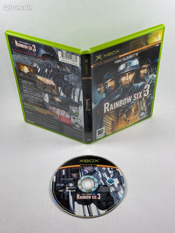 Lot De 3 Jeux Xbox & Xbox 360 US Complets - Tom Clancy's EndWar & Rainbow Six 3 - Très Bon État