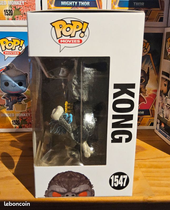 Funko Pop Kong - Édition Spéciale Godzilla Vs Kong, Neuve Sous Blister, Figurine Vinyl, Collection Films