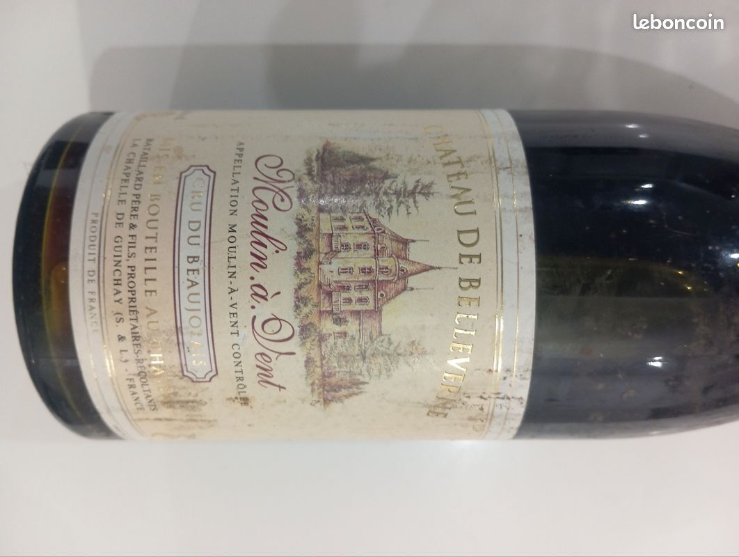 Vin rouge beaugolais 1995 (image 3)