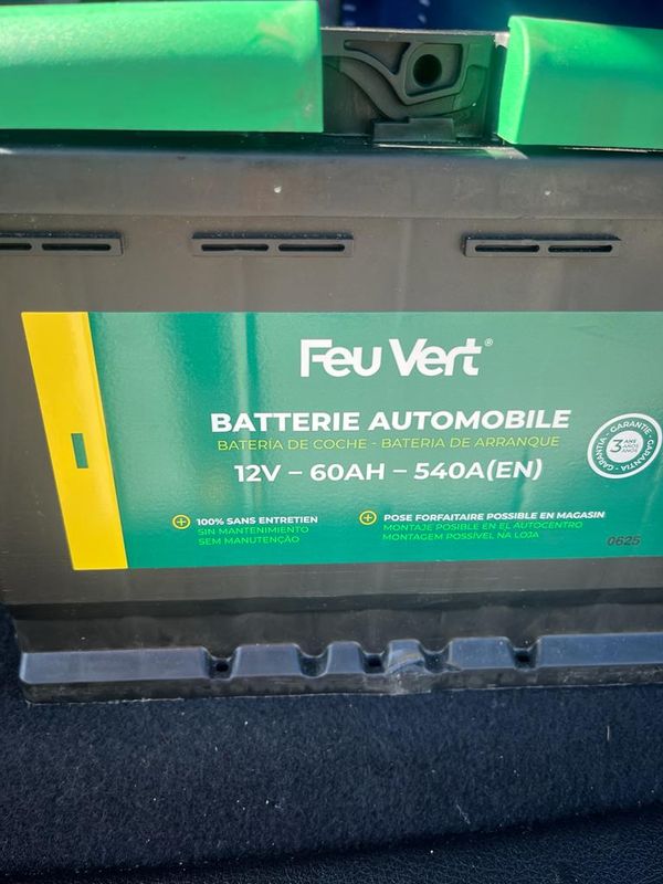 Batterie 60ah - Batterie voiture - Feu Vert