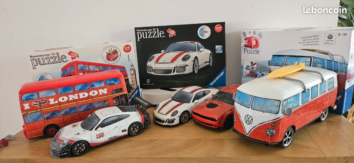 Puzzle 3D vehicule et monument ( voir photos) (image 1)