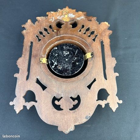 2 ANCIEN BAROMÈTRE Précision et TAP 7, bois Vintage Forme Maison EUR 6