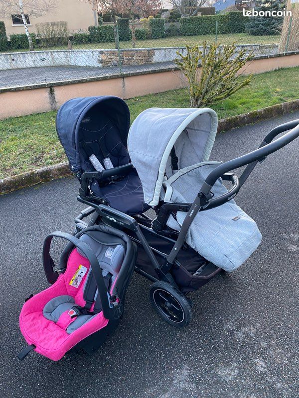 Poussette double Duette Peg Perego Équipement bébé