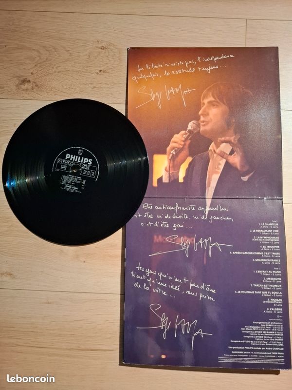 5 Vinyles 33 tours Serge Lama - 4+1 offert (image 12)