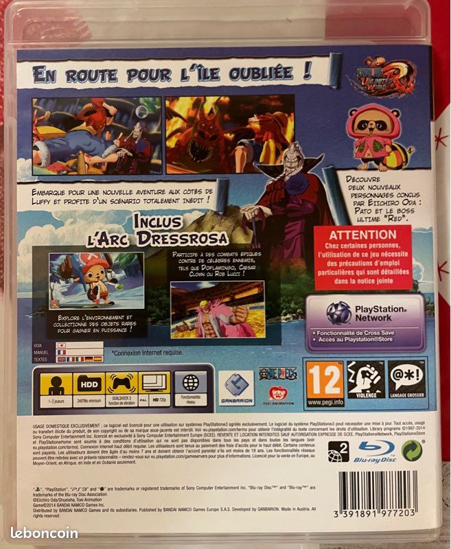 One piece unlimited world red PS3 + DLC (image 3)