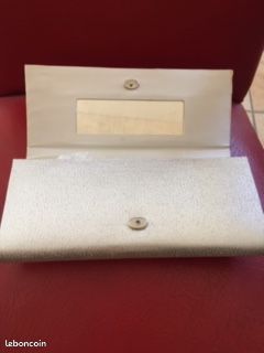 Pochette cocktail argentée (image 2)