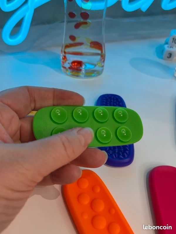 Lot De 12 Anneaux Fidget En Silicone – Multicolores, Silencieux, Pour TDAH, Autisme, Anxiété