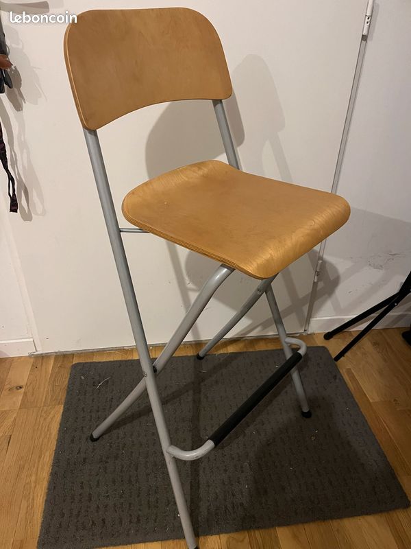 5 tabourets de bar pliants (image 1)