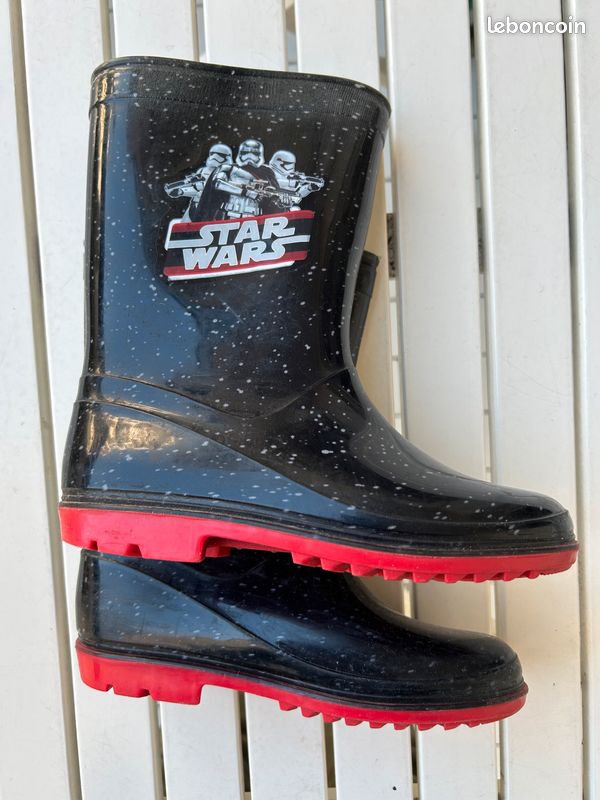 đ Disney Star Wars Stormtrooper Bottes Caoutchouc T31, Ă©tat top -80% â (image 1)