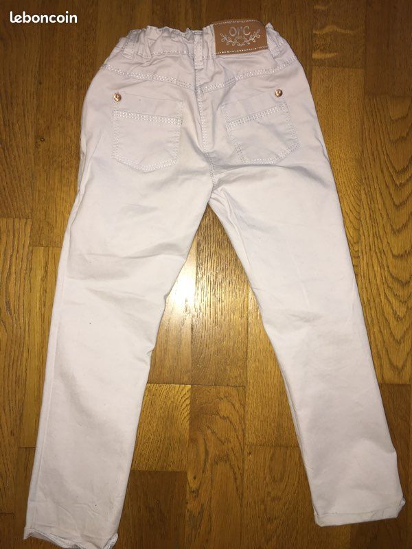 Pantalon Orchestra fille 3 ans gris clair (image 4)