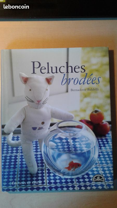Livre broderie "peluches brodées" NEUF (image 1)
