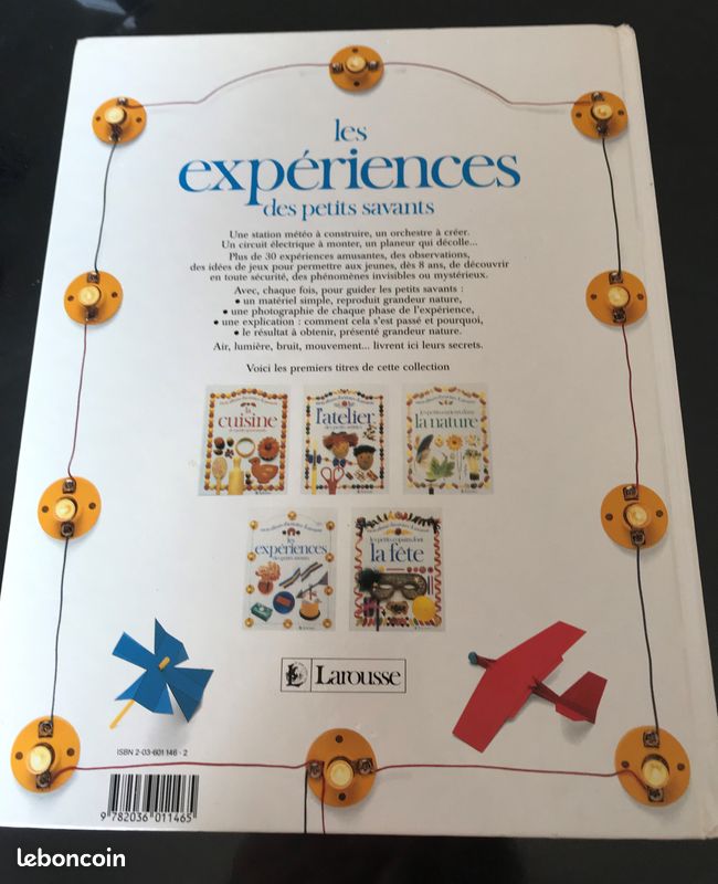 Livre les expériences des petits savant Larousse (image 4)