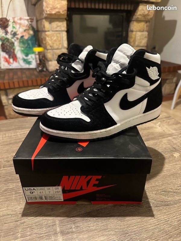 Panda Jordan One Blanche Et Noir JORDAN AIR JORDAN LOW PANDA NOIR