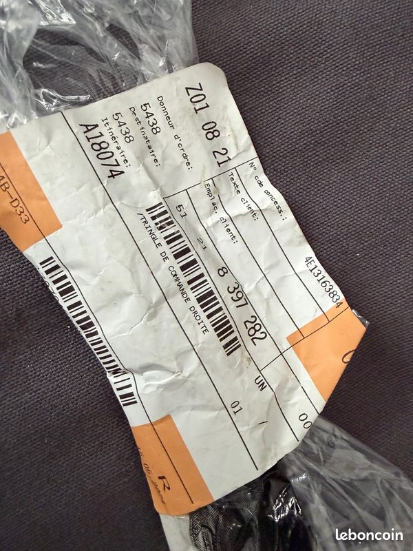 TRINGLE DE COMMANDE DROITE pour z3 neuf (image 3)