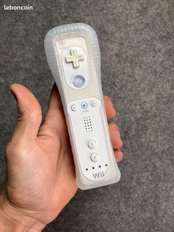 Housse De Protection Officielle Pour Wiimote (Nintendo), Blanche - Occasion