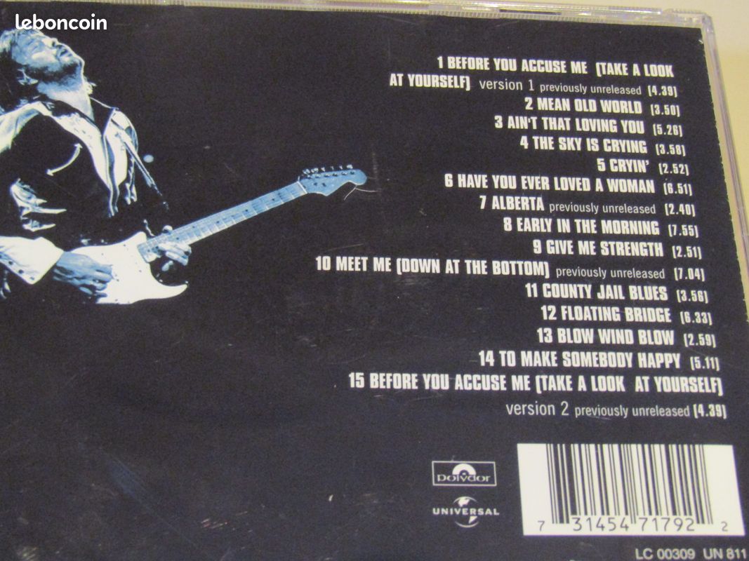 C.D. Eric Clapton 15 titres (image 2)