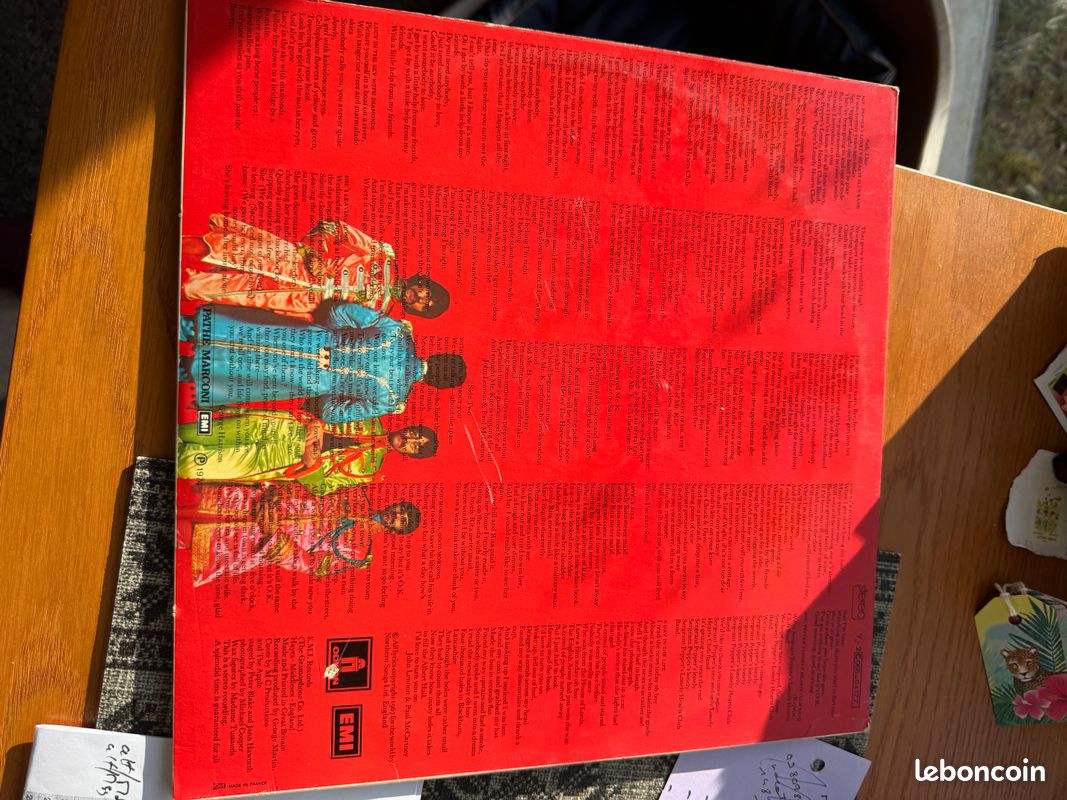 Vinyle 33 tours 33t The Beatles Saint Peppers Lonely hearts Club band (image 2)